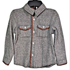 🤑Boys Genuine Kids by Oshkosh Long Sleeve Button Down Collared Cotton 3T Shirt